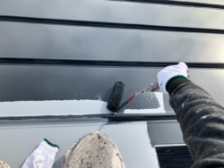 さいたま市北区 屋根外壁塗装 屋根中塗り