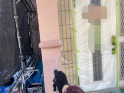 さいたま市西区にて外壁上塗り