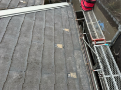 岩槻区　屋根カバー 屋根材撤去