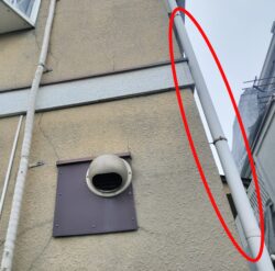 さいたま市西区にて外壁汚れ