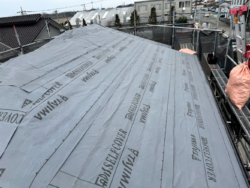 岩槻区　屋根カバー ﾙｰﾌｨﾝｸﾞ設置