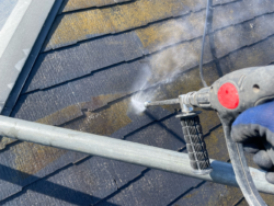 岩槻区　屋根カバー 洗浄