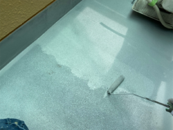 さいたま市緑区 屋根カバー外壁塗装 ベランダ防水上塗り