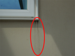 さいたま市見沼区にて外壁汚れ