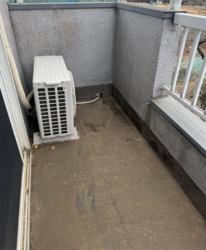 さいたま市緑区 屋根カバー外壁塗装 現調ベランダ