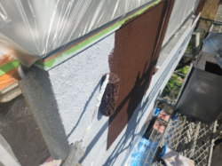 さいたま市緑区　屋根カバー外壁塗装 外壁塗装　中塗り