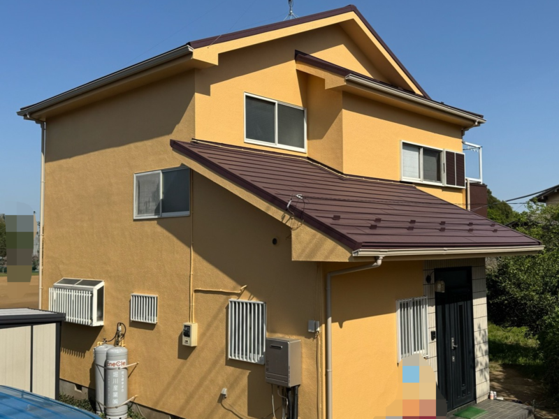 さいたま市緑区　屋根カバー外壁塗装 施工完了全体