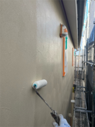 さいたま市見沼区にて外壁下塗り