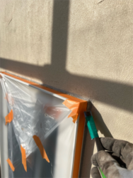 さいたま市見沼区にてコーキングヘラ押さえ