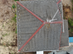 さいたま市緑区　屋根カバー外壁塗装　現調ドローン