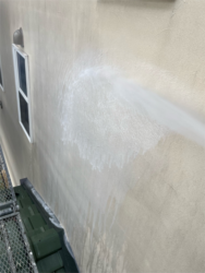 さいたま市見沼区にて外壁洗浄