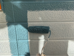 さいたま市岩槻区にて外壁中塗り