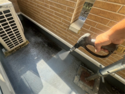 志木市屋根外壁塗装　バイオ高圧洗浄