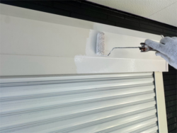 志木市屋根外壁塗装シャッターBOX