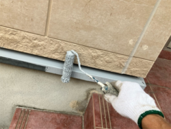 さいたま市西区　外壁塗装　水切り