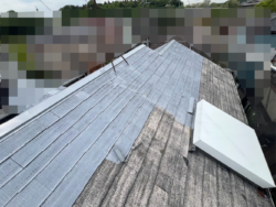 蓮田市　屋根外壁塗装　屋根下塗り