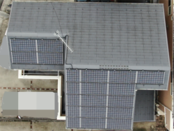 志木市屋根外壁塗装工事屋根ドローン