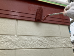 さいたま市西区　外壁塗装 幕板