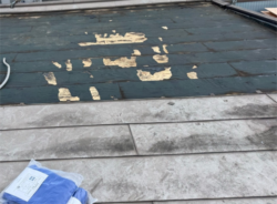 さいたま市にて屋根材撤去