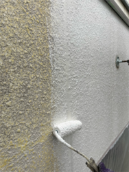 さいたま市にて外壁下塗り