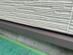 さいたま市緑区　屋根カバー外壁塗装工事　水切り