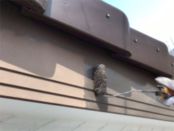 さいたま市緑区外壁塗装工事　破風板