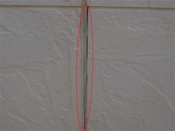 さいたま市緑区外壁塗装工事　コーキング破損 