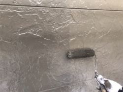 さいたま市緑区外壁塗装工事　上塗り 