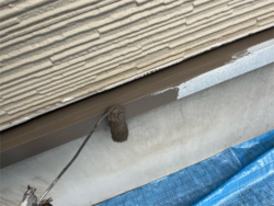 さいたま市緑区　屋根カバー外壁塗装工事　水切り