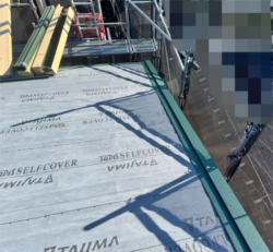 さいたま市見沼区にてケラバ板金設置